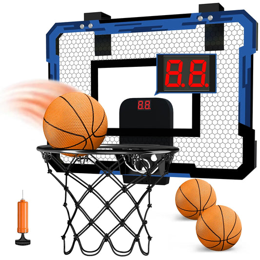 Kids Sports Toys Wall Type Foldable Basketball Hoop Outdoor Indoor Ball Games Basketball Hoop Toy For Adults-Kids Gift Boys Girl