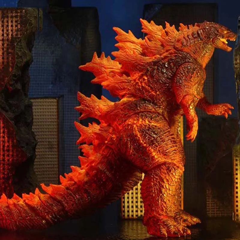 NECA Godzilla King of The Monsters Version 3 Burning Godzilla Articulated with Breath 7 Inch Action Figure Toy