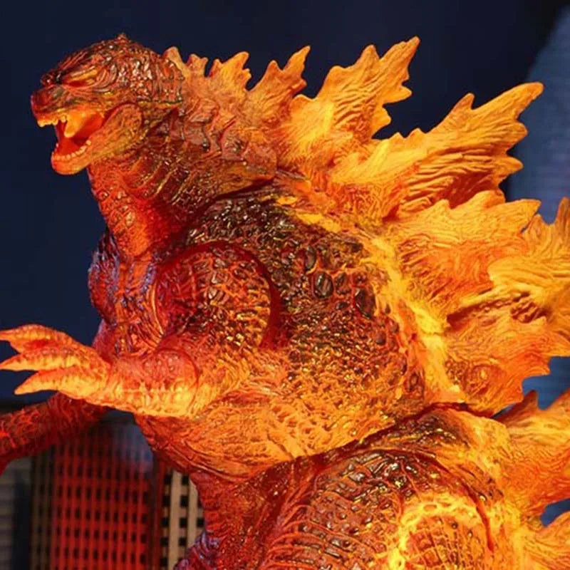 NECA Godzilla King of The Monsters Version 3 Burning Godzilla Articulated with Breath 7 Inch Action Figure Toy