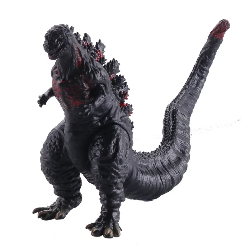 17-24cm Godzilla VS Kingkong  Oversized Gojira Soft Glue King Ghidorah Action Figure Movable Joints Model  Toys For Kid Boy Gift