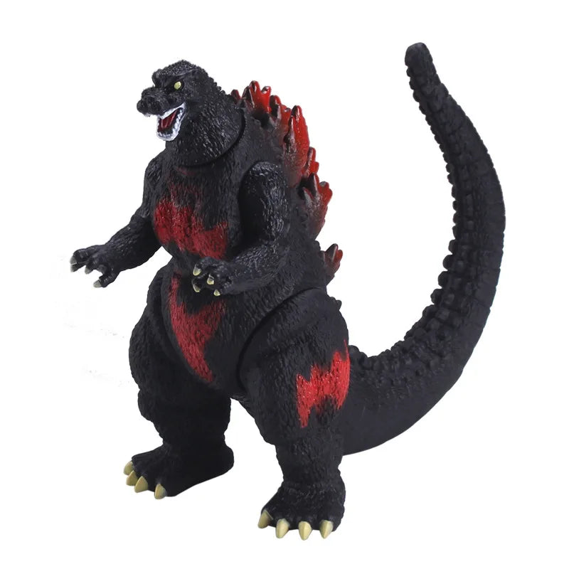 17-24cm Godzilla VS Kingkong  Oversized Gojira Soft Glue King Ghidorah Action Figure Movable Joints Model  Toys For Kid Boy Gift